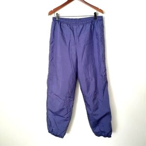 Retro 90's Nylon Athletica/Athleisure Exercise/Water Repellant Pants